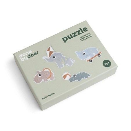 Done by Deer Pierwsze Puzzle Zwierzątka na Placu Zabaw Playground