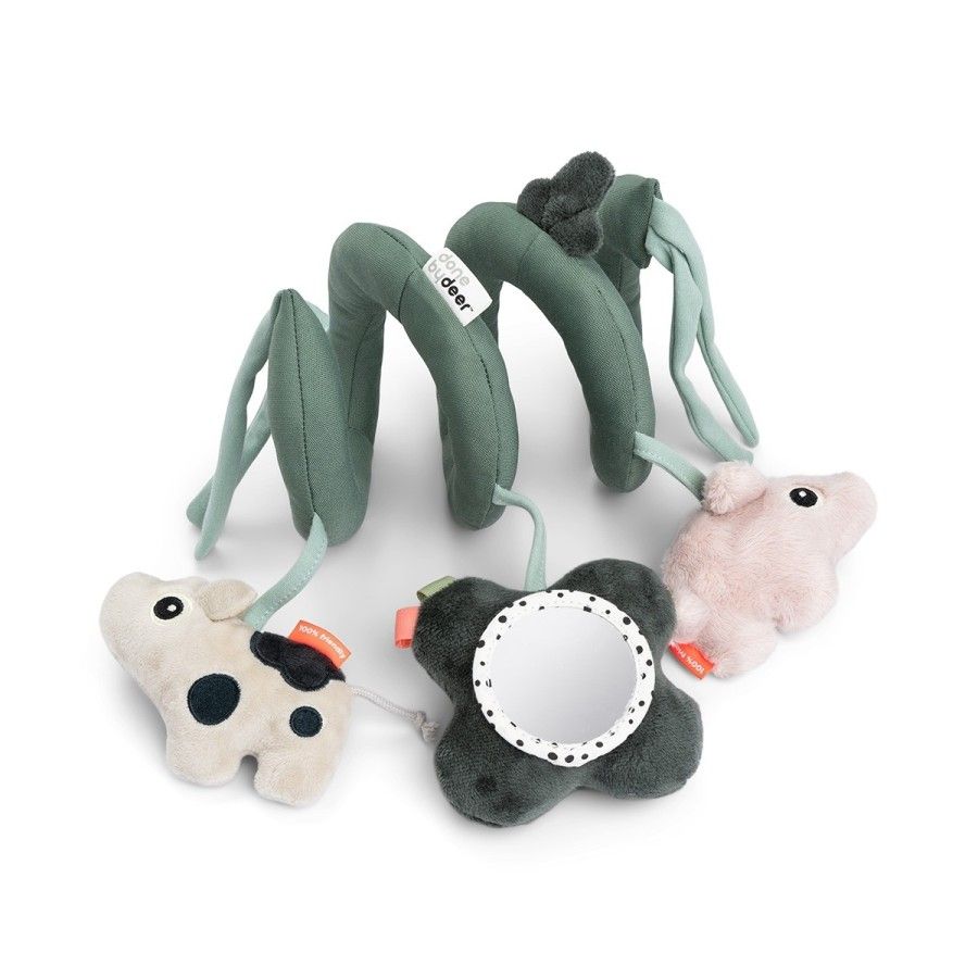 Done by Deer Spirala Sensoryczna Zawieszka Tiny Farm Green