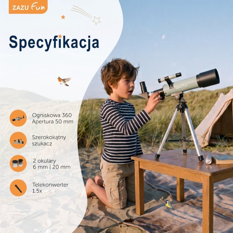 Zazu Kids Fun Teleskop dla dzieci Sage