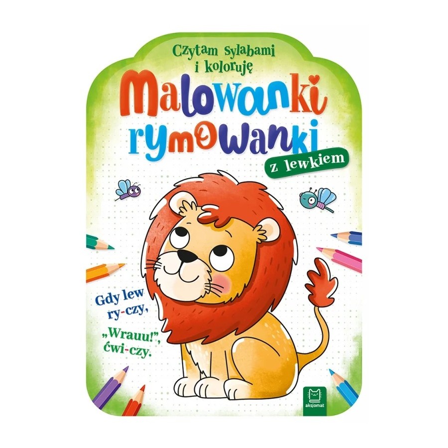 Aksjomat Malowanki rymowanki z lewkiem. Czytam sylabami i koloruję