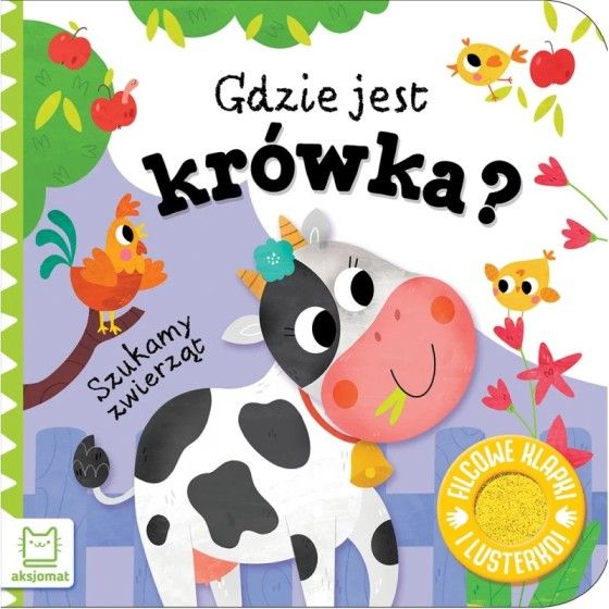 Aksjomat Szukamy zwierząt. Gdzie jest krówka? Filcowe klapki i lusterko
