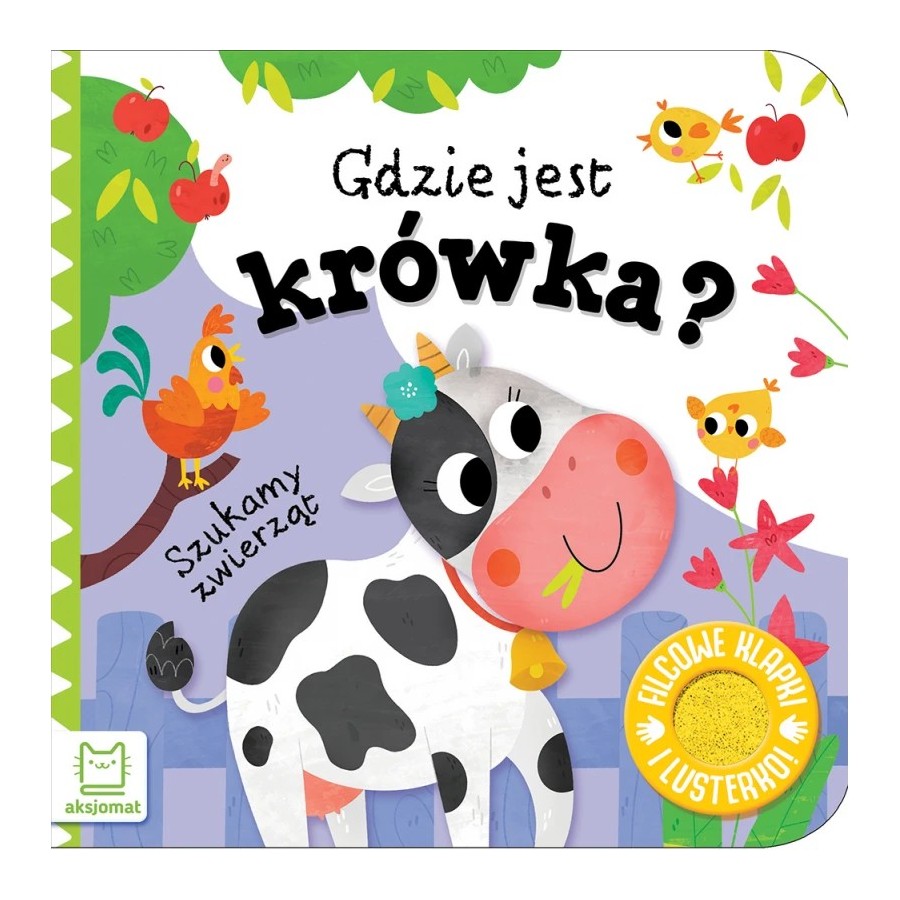 Aksjomat Szukamy zwierząt. Gdzie jest krówka? Filcowe klapki i lusterko