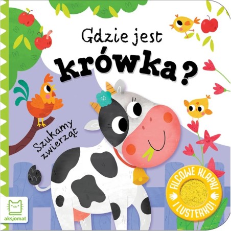 Aksjomat Szukamy zwierząt. Gdzie jest krówka? Filcowe klapki i lusterko