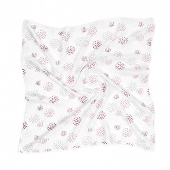 ColorStories - Otulacz muslin 75x75cm - Dots roses