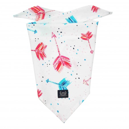 TRIANGULAR handkerchief LA Millou - BOHO NEON ARROWS