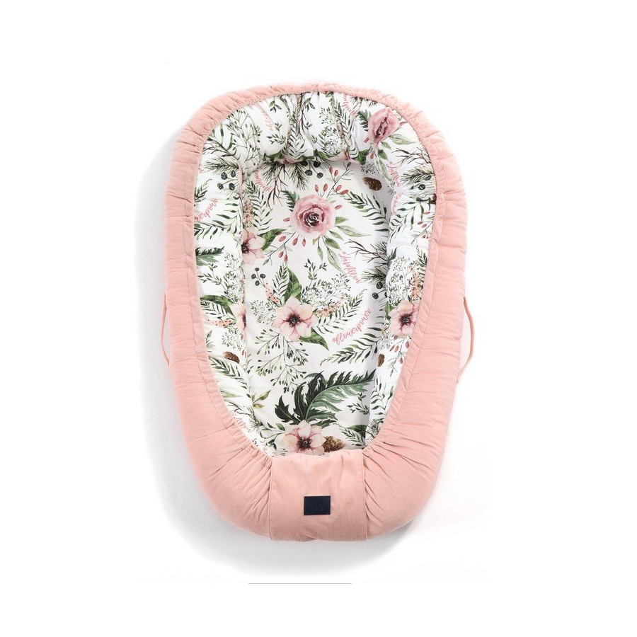 LA MILLOU KOKON BEST NEST - M - WILD BLOSSOM POWDER PINK VELVET