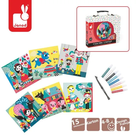 Janod, Creative sand art kit Tales