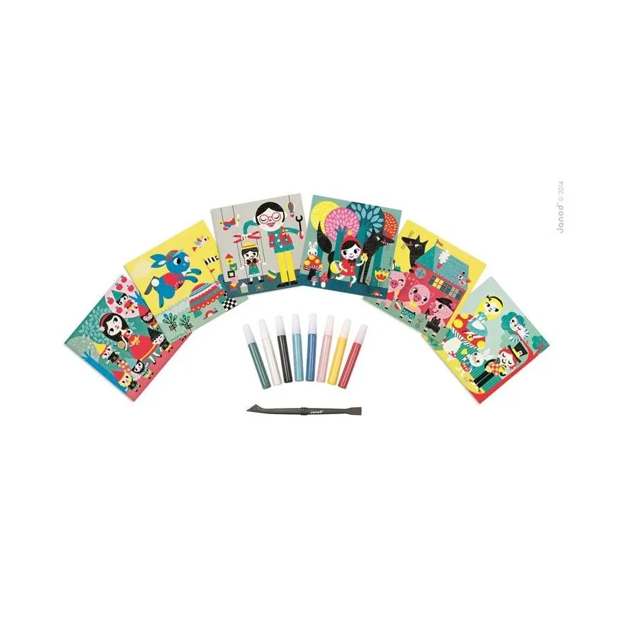 Janod, Creative sand art kit Tales