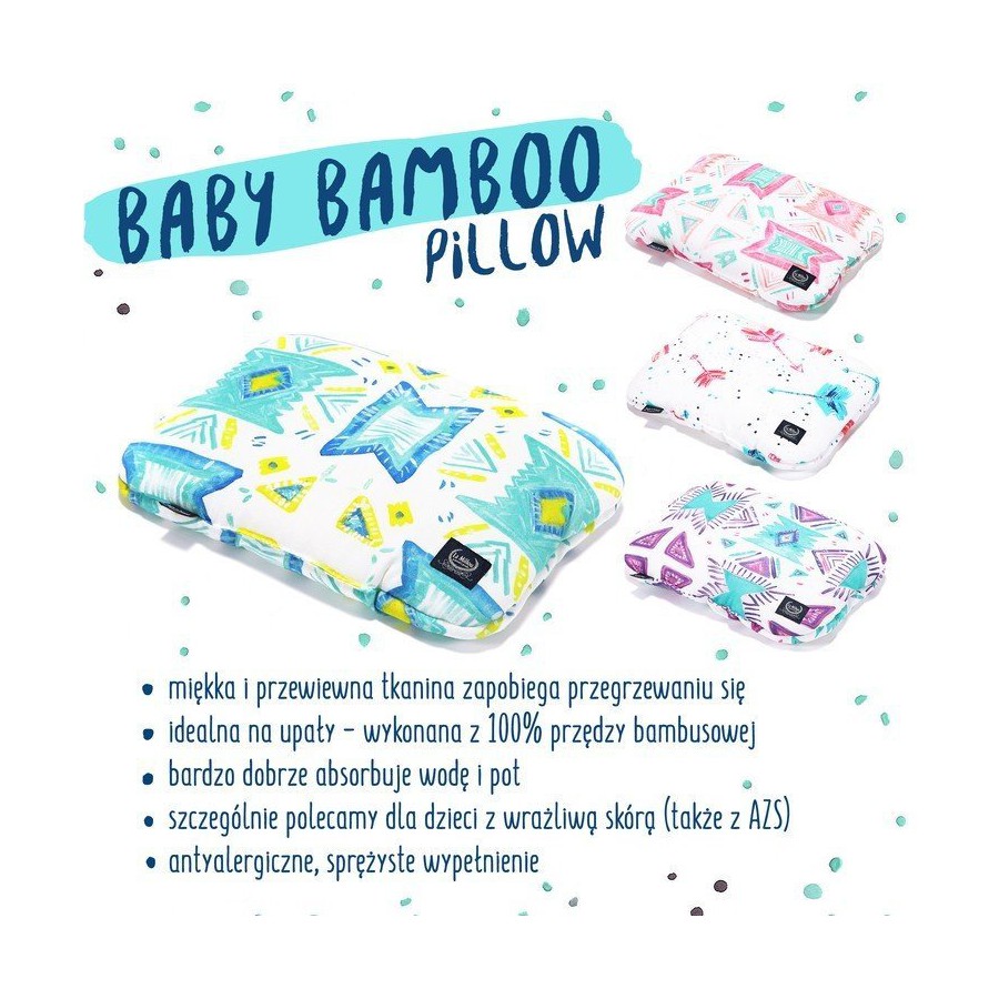 LA MILLOU PODUSZKA BABY BAMBOO WILD BLOSSOM