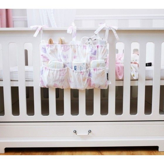 LULLALOVE ORGANIZER NA ŁÓŻECZKO PAPROCIE Róż