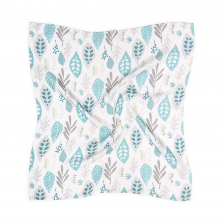 ColorStories - muslin diaper - Floral turquoise