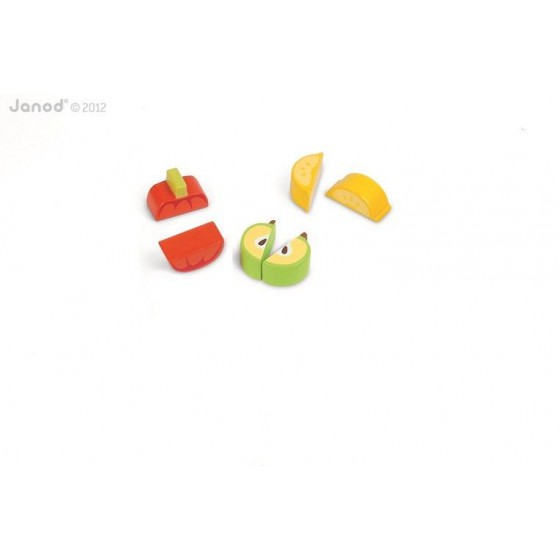 JANOD Vegetables and fruit set of magnetic wooden chopping board