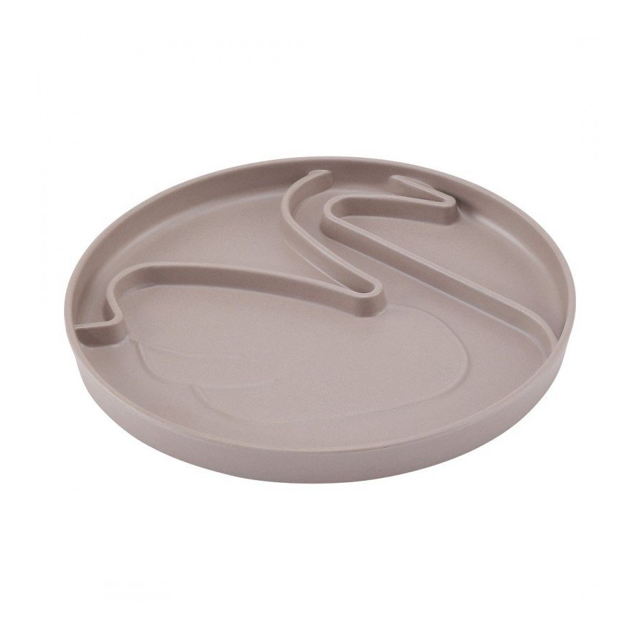 LILLE Vilde SWAN plate BAMBOO TAUPE