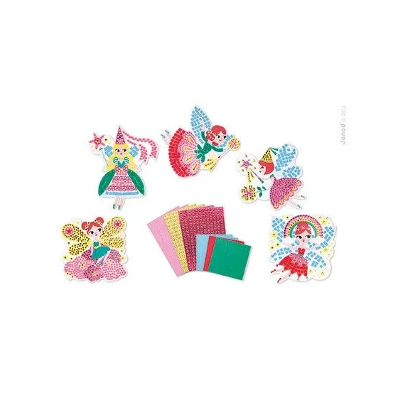 JANOD set of artistic mosaic Fairies