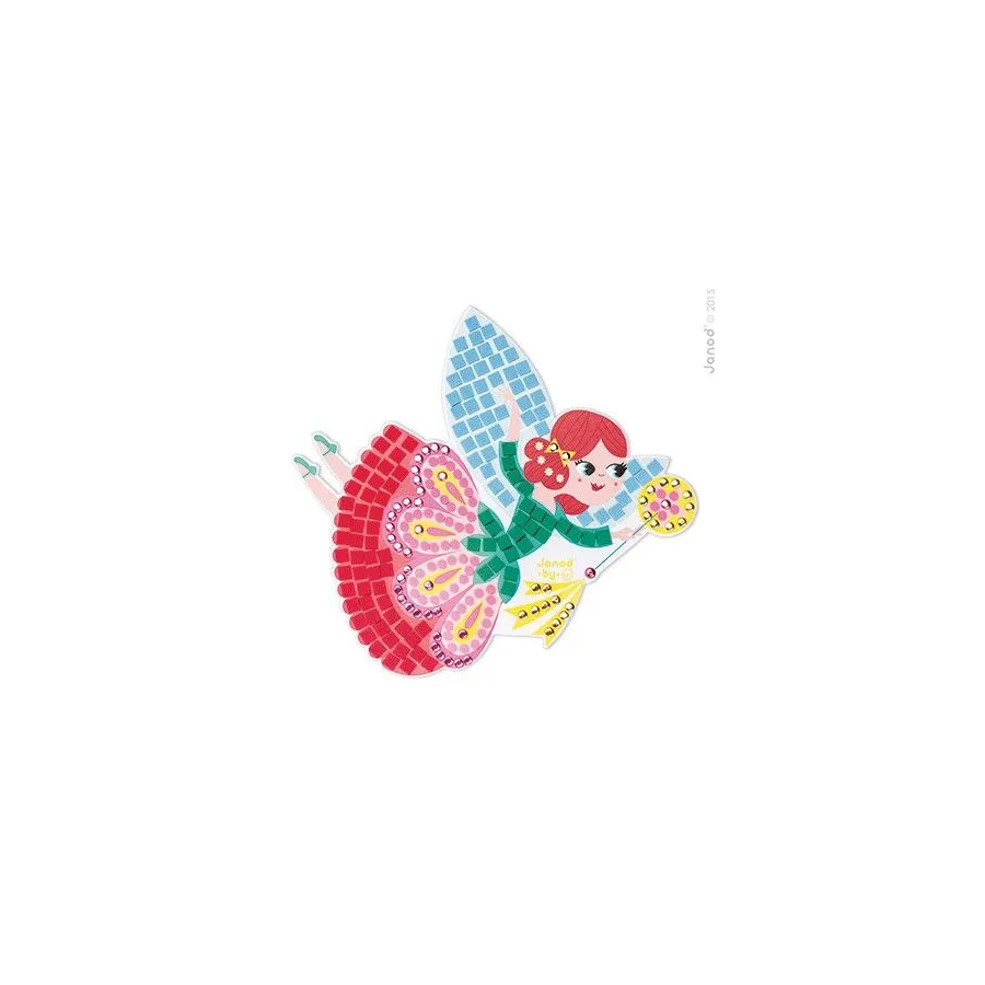 JANOD set of artistic mosaic Fairies