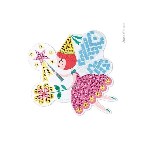 JANOD set of artistic mosaic Fairies