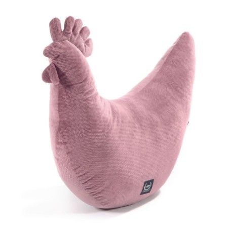 ALMOHADA GALLINA DE LA ABUELA LA MILLOU - TERCIOPELO LAVANDA FRANCESA