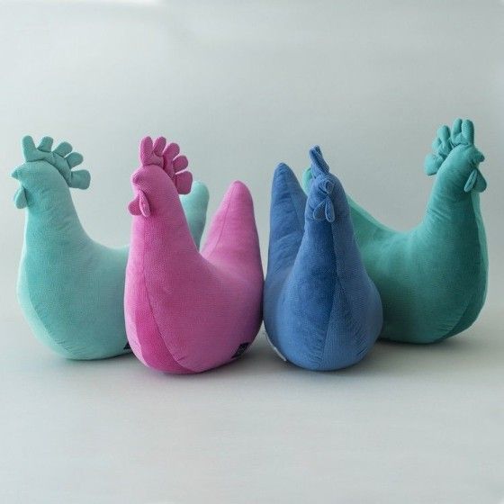 LA MILLOU COUSSIN POULET GRAND-MÈRE DONNÉ ROYAL NAVY VELOURS