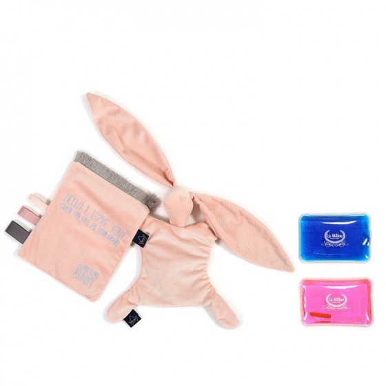LA Millou THERMO BUNNY POWDER PINK VELVET COLLECTION