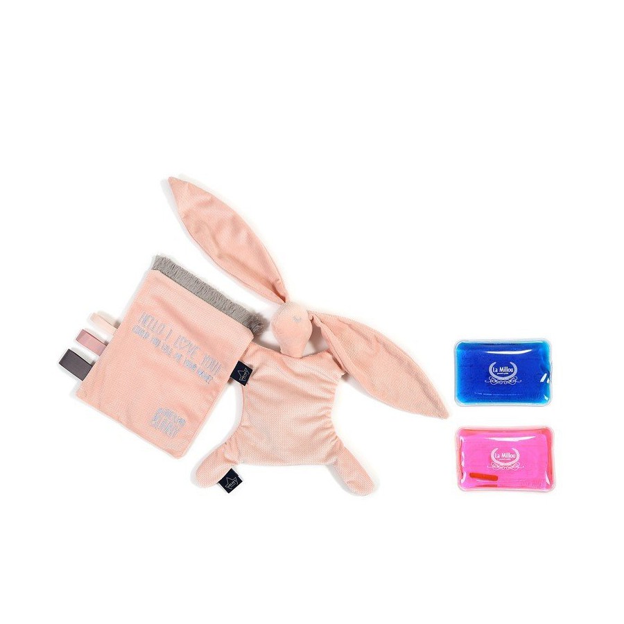 LA Millou THERMO BUNNY POWDER PINK VELVET COLLECTION