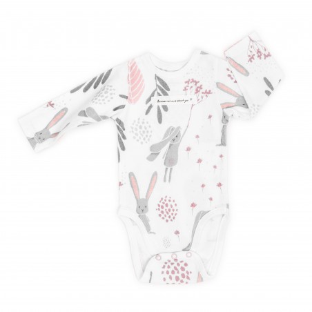 ColorStories - Body niemowlęce Longsleeve - Bunny 62 cm