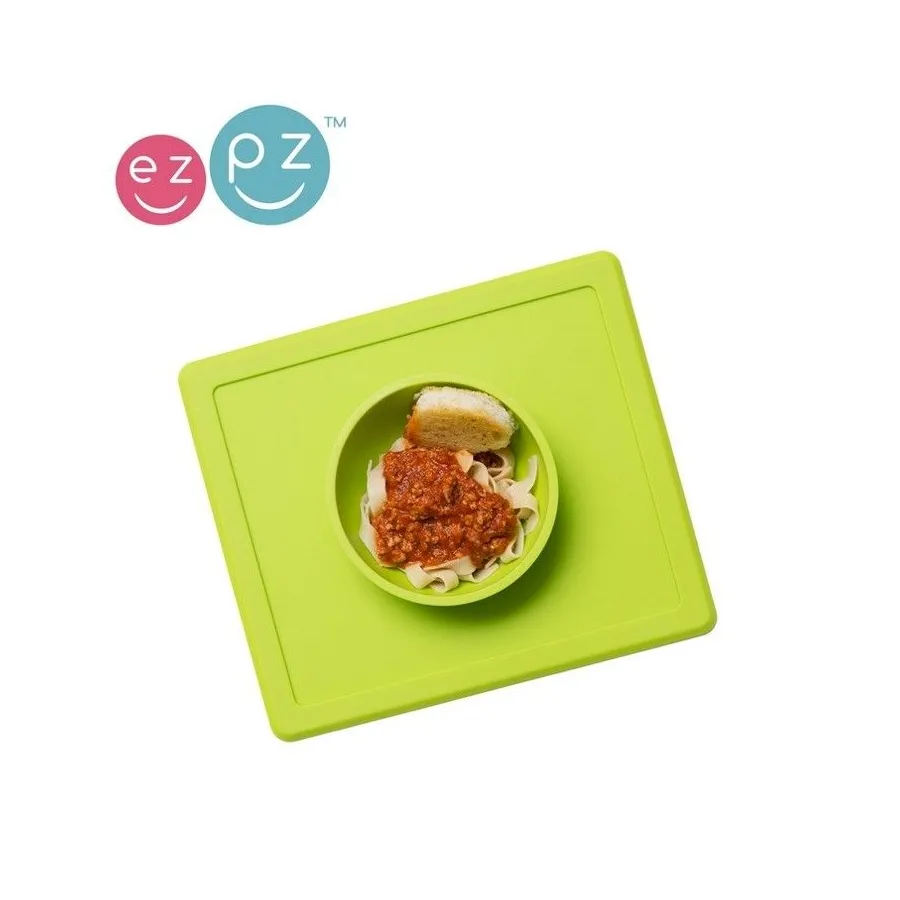 EZPZ Silikonowa miseczka miska z podkładką 2w1 Happy Bowl