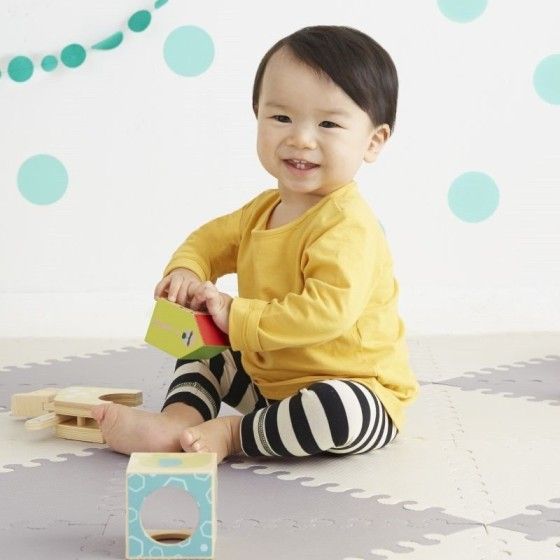 Skip Hop Playspot GEO-Matte in Grau/Creme