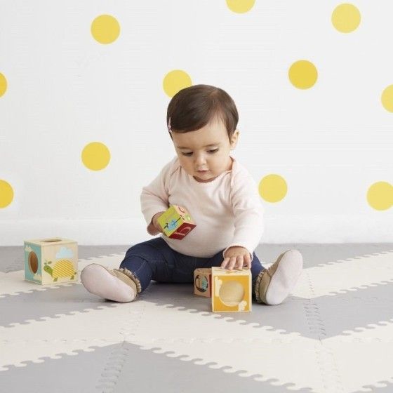 Skip Hop Playspot GEO-Matte in Grau/Creme