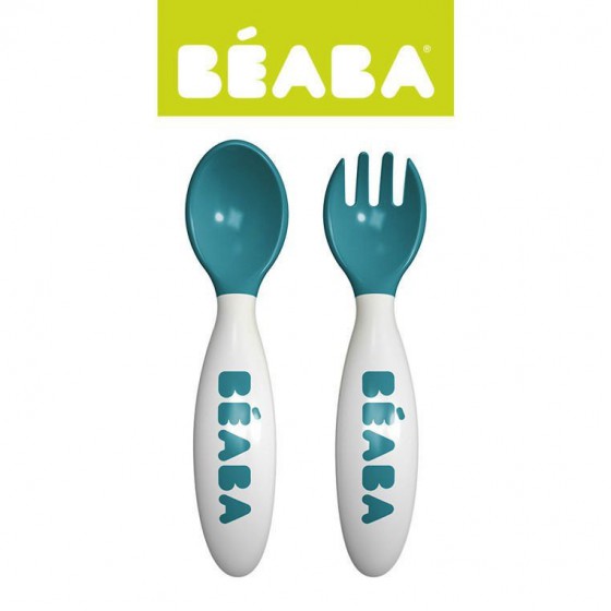 Beaba Spoon blue plastic pouch