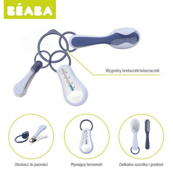 Beaba accessories care: bath thermometer clipper toothbrush and
