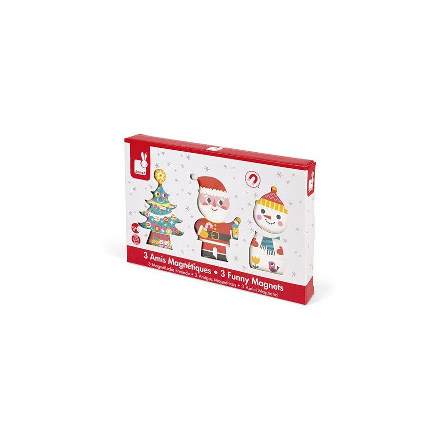 Janod Magnetic pads 3D Santa Claus and friends