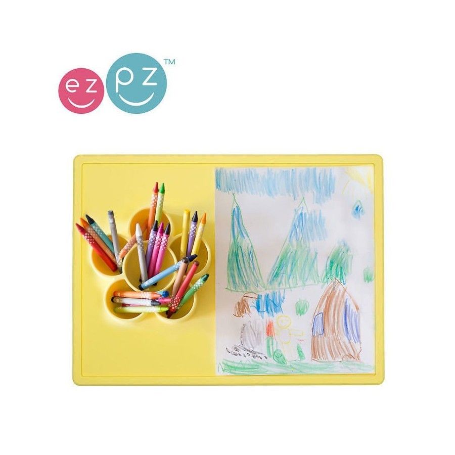 EZPZ 2x1 Flower Play Mat zlatý