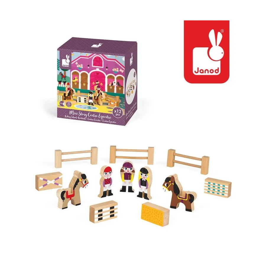 Janod Lovak fából készült készlet 12 elemgyűjtemény története -