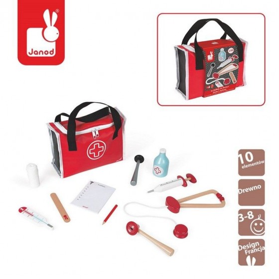 Janod, medical kit with 10 accessories