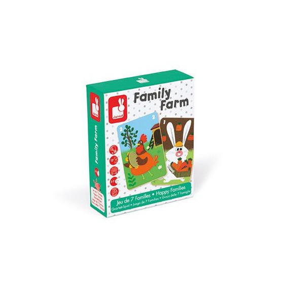 Janod card game Family Farm