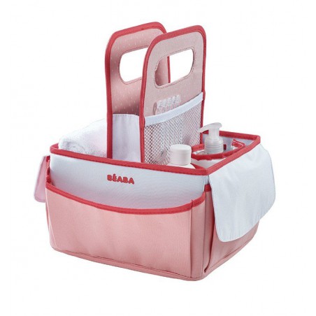 Beaba Organizer for swaddling clothes and accessories nude / coral