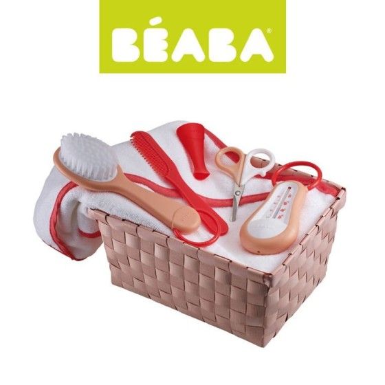 Beaba Baba készlet meztelen / korall kiegészítőkkel - 3384349203177