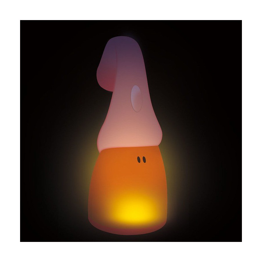 Lampka nocna LED przenosna z latarka Pixie 90h swiecenia Coral