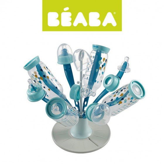 Beaba Folding hair bottles and teats Blue Flower