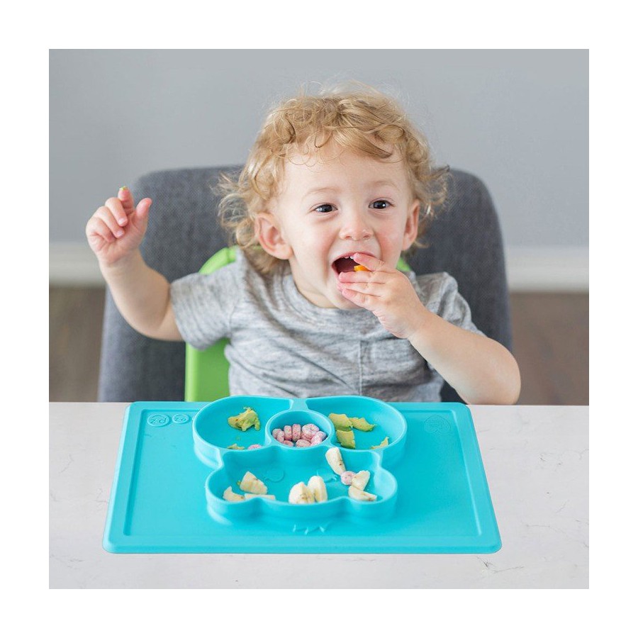EZPZ plate with silicone pad 2in1 Care Bears ™ Mat Teddy Bear
