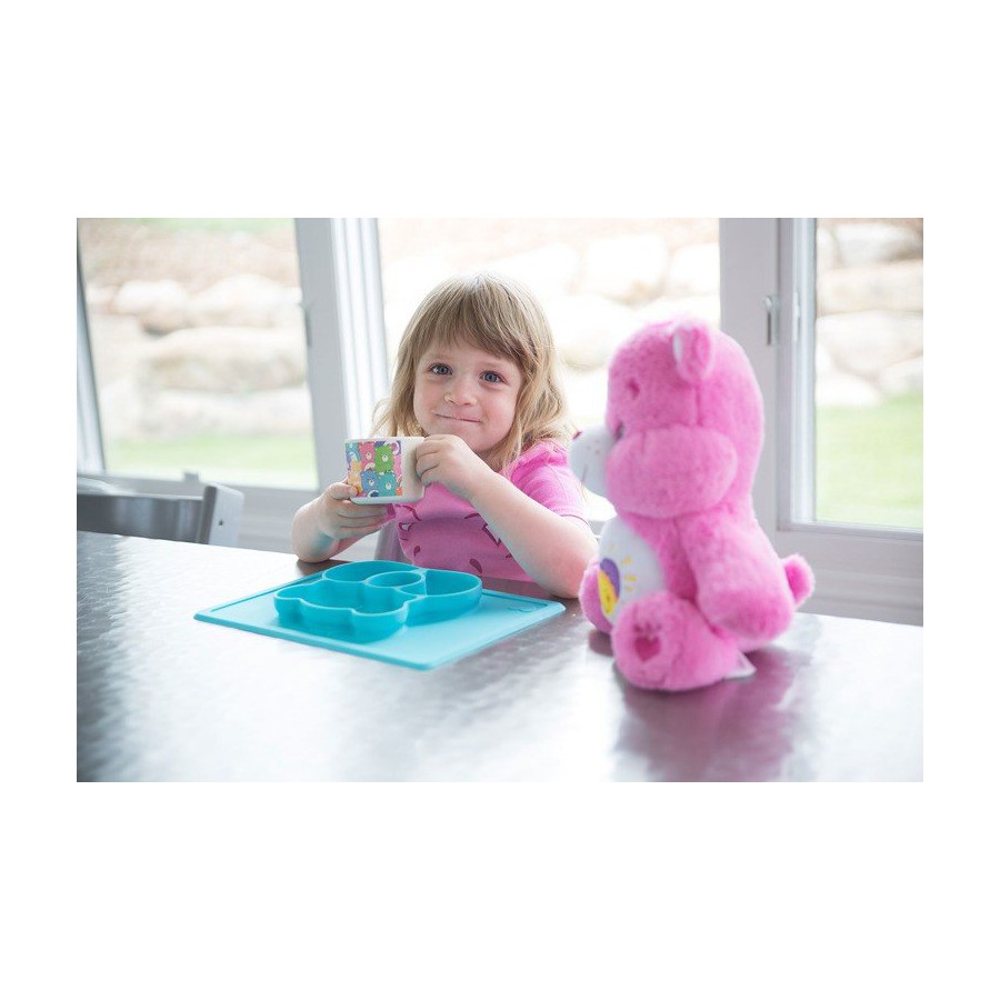 EZPZ plate with silicone pad 2in1 Care Bears ™ Mat Teddy Bear