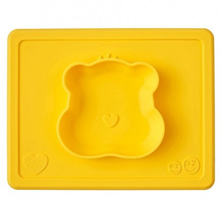 EZPZ bowl with silicone pad 2in1 Care Bears ™ Bowl Sloneczne Heart Bear Funshine Bear yellow