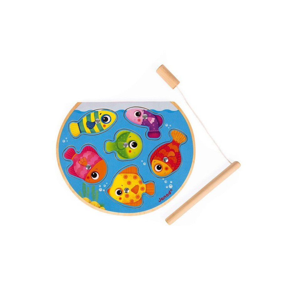 Janod puzzle with magnets Quick fish with a fishing rod