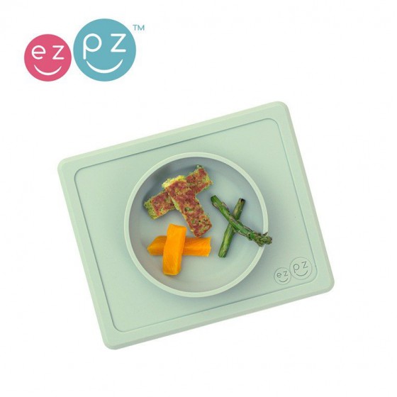 EZPZ bowl with silicone pad 2in1 Mini Bowl pastel sha