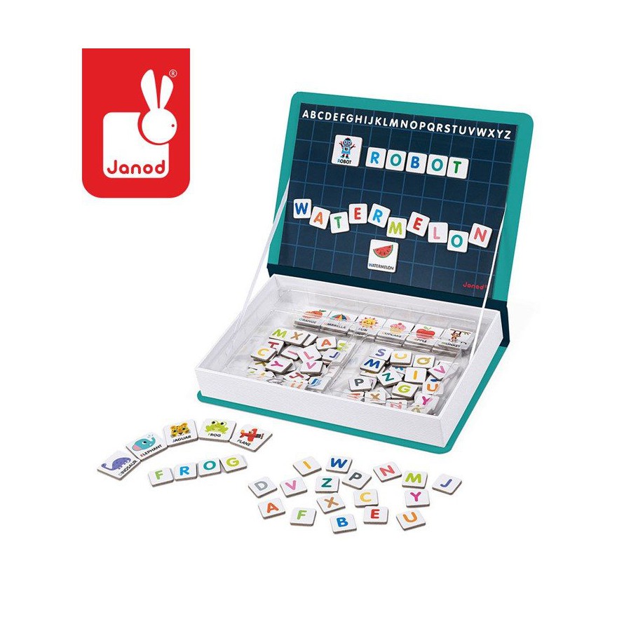 Janod Magnetic Alphabet Magnetibook a puzzle collection 2018