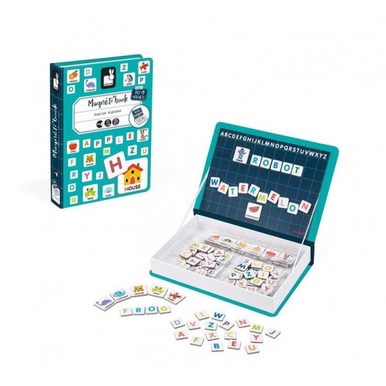 Janod Magnetic Alphabet Magnetibook a puzzle collection 2018