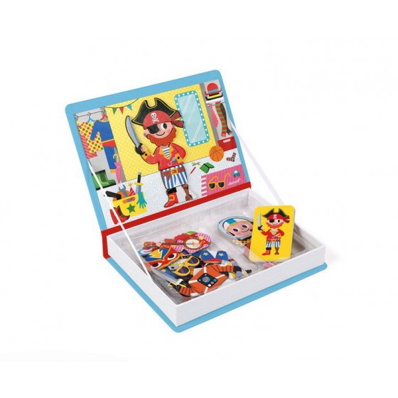 Janod Magnetic Costumes Boy Magnetibook a puzzle collection 2018