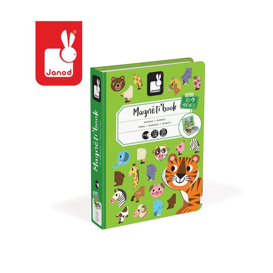 A puzzle Janod Magnetic Animals Magnetibook