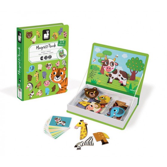 A puzzle Janod Magnetic Animals Magnetibook