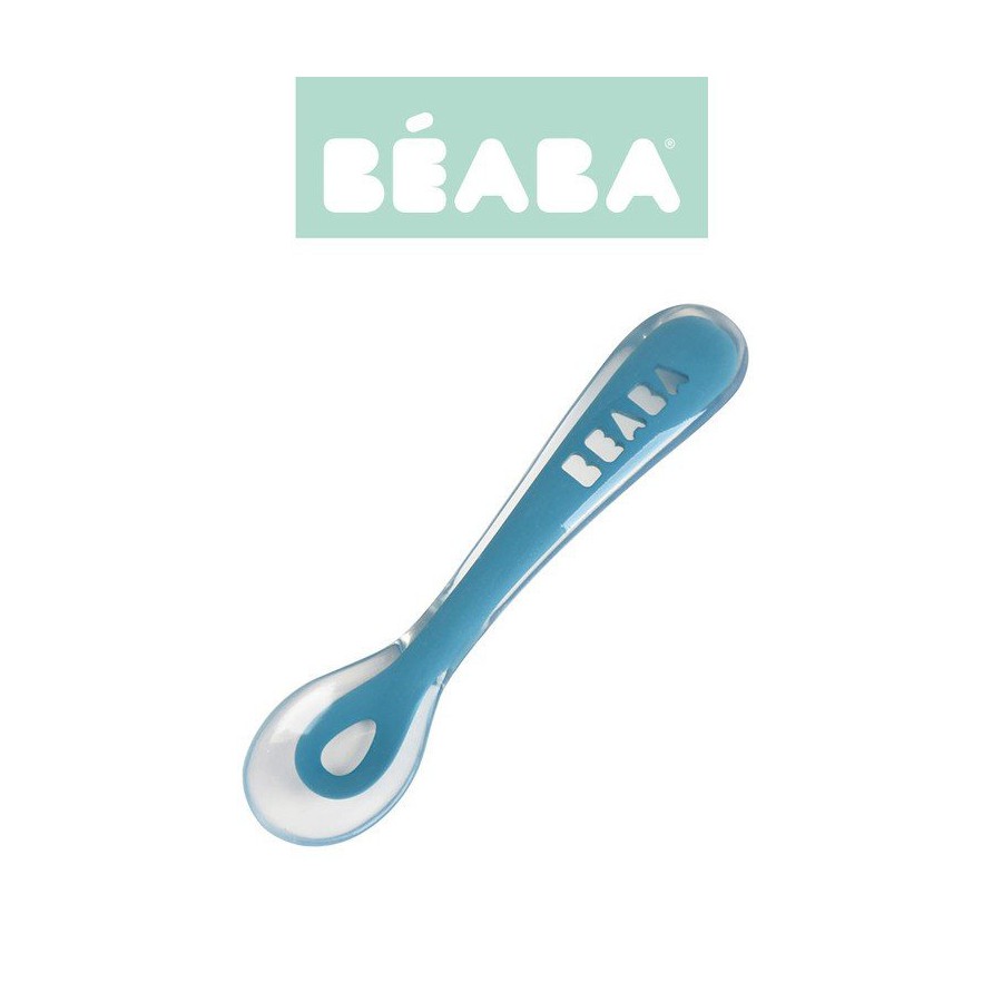 Beaba Spoon silicone blue 8m +